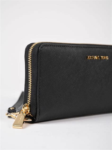 michael kors wallet women black|michael kors black wallet women's.